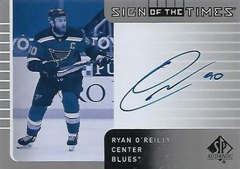 2021-22 SP Authentic - 2001-02 Retro Sign of the Times #SOTT1-RO Ryan O'Reilly Front