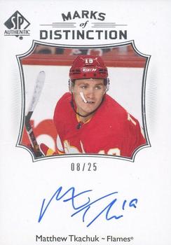 2021-22 SP Authentic - Marks of Distinction #MD-MT Matthew Tkachuk Front