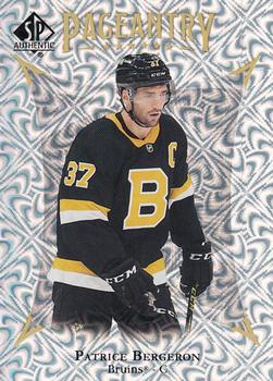 2021-22 SP Authentic - Pageantry #P-27 Patrice Bergeron Front