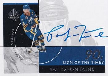 2021-22 SP Authentic - Sign of the Times 90's #ST90-PL Pat LaFontaine Front