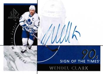 2021-22 SP Authentic - Sign of the Times 90's #ST90-WC Wendel Clark Front