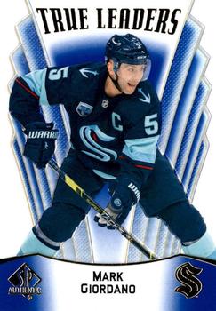 2021-22 SP Authentic - True Leaders Blue #TL-3 Mark Giordano Front