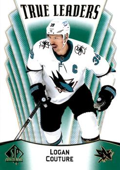 2021-22 SP Authentic - True Leaders Green #TL-23 Logan Couture Front