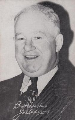 1949-50 J.D. McCarthy Detroit Red Wings Postcards #NNO Jack Adams Front