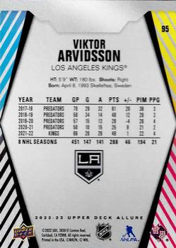 2022-23 Upper Deck Allure #95 Viktor Arvidsson Back