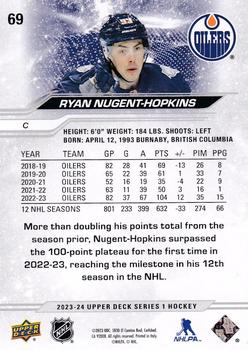 2023-24 Upper Deck #69 Ryan Nugent-Hopkins Back