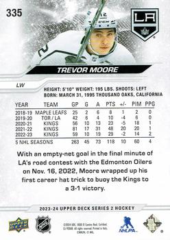 2023-24 Upper Deck #335 Trevor Moore Back