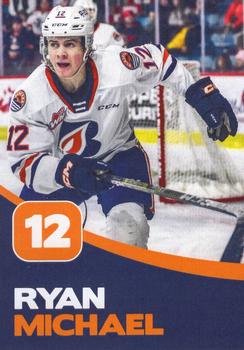 2022-23 Kamloops Blazers (WHL) #NNO Ryan Michael Front