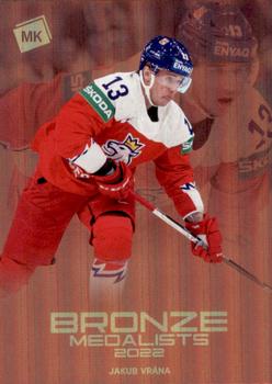 2021-22 Moje karticky Czech Ice Hockey Team - Bronze Medalists 2022 & The Best U20 #BM-22 Jakub Vrana Front