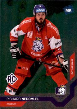 2021-22 Moje karticky Czech Ice Hockey Team - Universe Level 2 #19 Richard Nedomlel Front