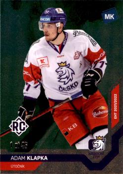 2021-22 Moje karticky Czech Ice Hockey Team - Universe Level 2 #24 Adam Klapka Front