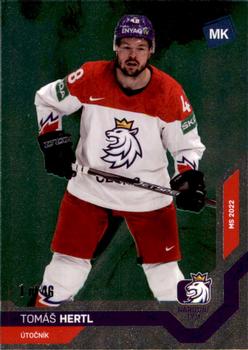 2021-22 Moje karticky Czech Ice Hockey Team - Universe Level 2 #50 Tomas Hertl Front