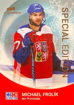 2016-17 Moje karticky Czech Ice Hockey Team - Embossed #5 Michael Frolik Front
