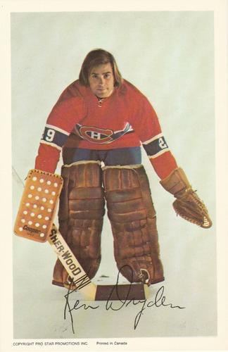1972-73 Montreal Canadiens Louiseville Sports Enr. Promos #NNO Ken Dryden Front
