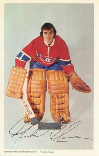 1972-73 Montreal Canadiens Louiseville Sports Enr. Promos #NNO Michel Plasse Front