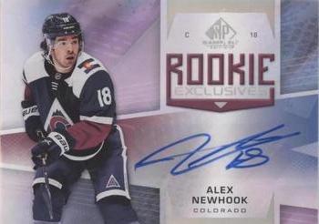 2021-22 SP Game Used - Rookie Exclusives Autographs Achievements #REA-AN Alex Newhook Front