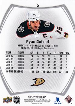 2021-22 SP #5 Ryan Getzlaf Back