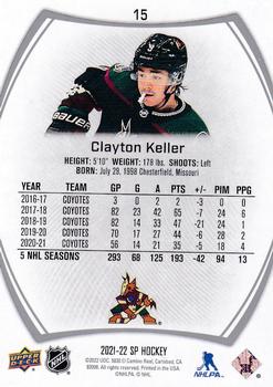 2021-22 SP #15 Clayton Keller Back