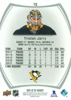 2021-22 SP #19 Tristan Jarry Back