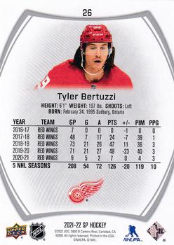 2021-22 SP #26 Tyler Bertuzzi Back