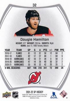 2021-22 SP #32 Dougie Hamilton Back
