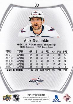 2021-22 SP #38 Alex Ovechkin Back