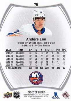 2021-22 SP #79 Anders Lee Back