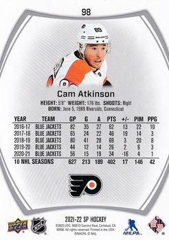 2021-22 SP #98 Cam Atkinson Back