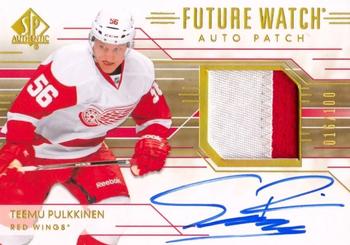 2014-15 SP Authentic - Limited Auto Patches #316 Teemu Pulkkinen Front