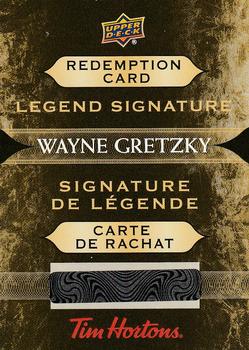 2023 Upper Deck Tim Hortons Legends - Legends Signatures Redemption Cards #NNO Wayne Gretzky Front