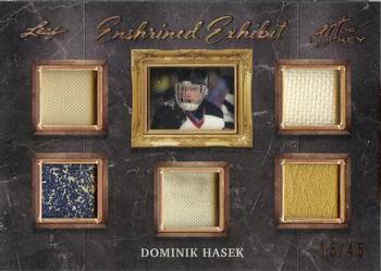 2022 Leaf Art of Hockey - Enshrined Exhibit Bronze Spectrum Holofoil #EE-06 Dominik Hasek Front