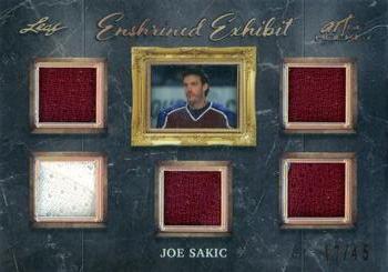 2022 Leaf Art of Hockey - Enshrined Exhibit Bronze Spectrum Holofoil #EE-11 Joe Sakic Front