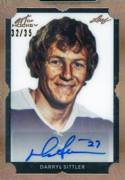 2022 Leaf Art of Hockey - Base Autograph Portrait Bronze Spectrum #PA-DS1 Darryl Sittler Front