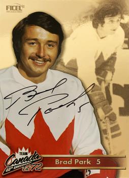 2012 Ficel Marketing Team Canada 1972 40th Anniversary - Signatures #5 Brad Park Front