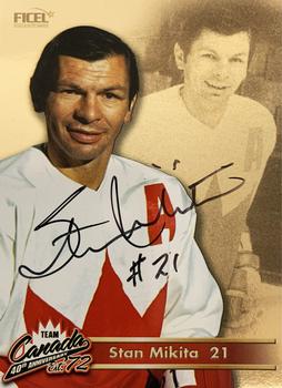 2012 Ficel Marketing Team Canada 1972 40th Anniversary - Signatures #21 Stan Mikita Front
