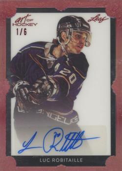 2022 Leaf Art of Hockey - Red #BA-LR2 Luc Robitaille Front