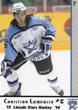 2013-14 Lincoln Stars (USHL) Series 1 #5 Christian Lampasso Front