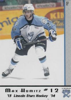 2013-14 Lincoln Stars (USHL) Series 1 #11 Max Humitz Front
