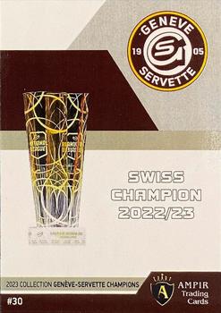 2022-23 AMPIR Geneve-Servette Champions (Unlicensed) #30 Team Back