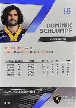 2022-23 AMPIR EV Zug (Unlicensed) #18 Dominik Schlumpf Back