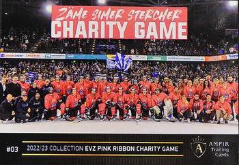 2022-23 AMPIR EV Zug (Unlicensed) - Pink Ribbon Charity Game #03 Yannick Zehnder Back