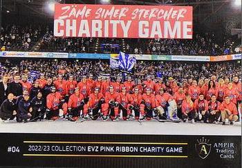 2022-23 AMPIR EV Zug (Unlicensed) - Pink Ribbon Charity Game #04 Livio Stadler Back