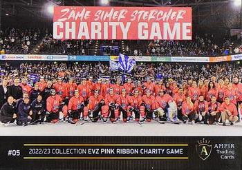 2022-23 AMPIR EV Zug (Unlicensed) - Pink Ribbon Charity Game #05 Gregory Hofmann Back