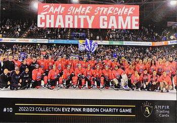 2022-23 AMPIR EV Zug (Unlicensed) - Pink Ribbon Charity Game #10 Peter Cehlarik Back