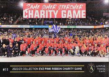 2022-23 AMPIR EV Zug (Unlicensed) - Pink Ribbon Charity Game #11 Tobias Geisser Back