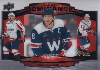 2022-23 Upper Deck - Clear Dominance #CD19 Alex Ovechkin Front