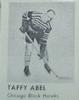 1950 Hockey Stars Strip Cards (R423) #NNO Taffy Abel Front