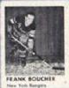 1950 Hockey Stars Strip Cards (R423) #NNO Frank Boucher Front