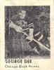 1950 Hockey Stars Strip Cards (R423) #NNO George Gee Front