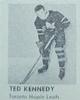 1950 Hockey Stars Strip Cards (R423) #NNO Ted Kennedy Front